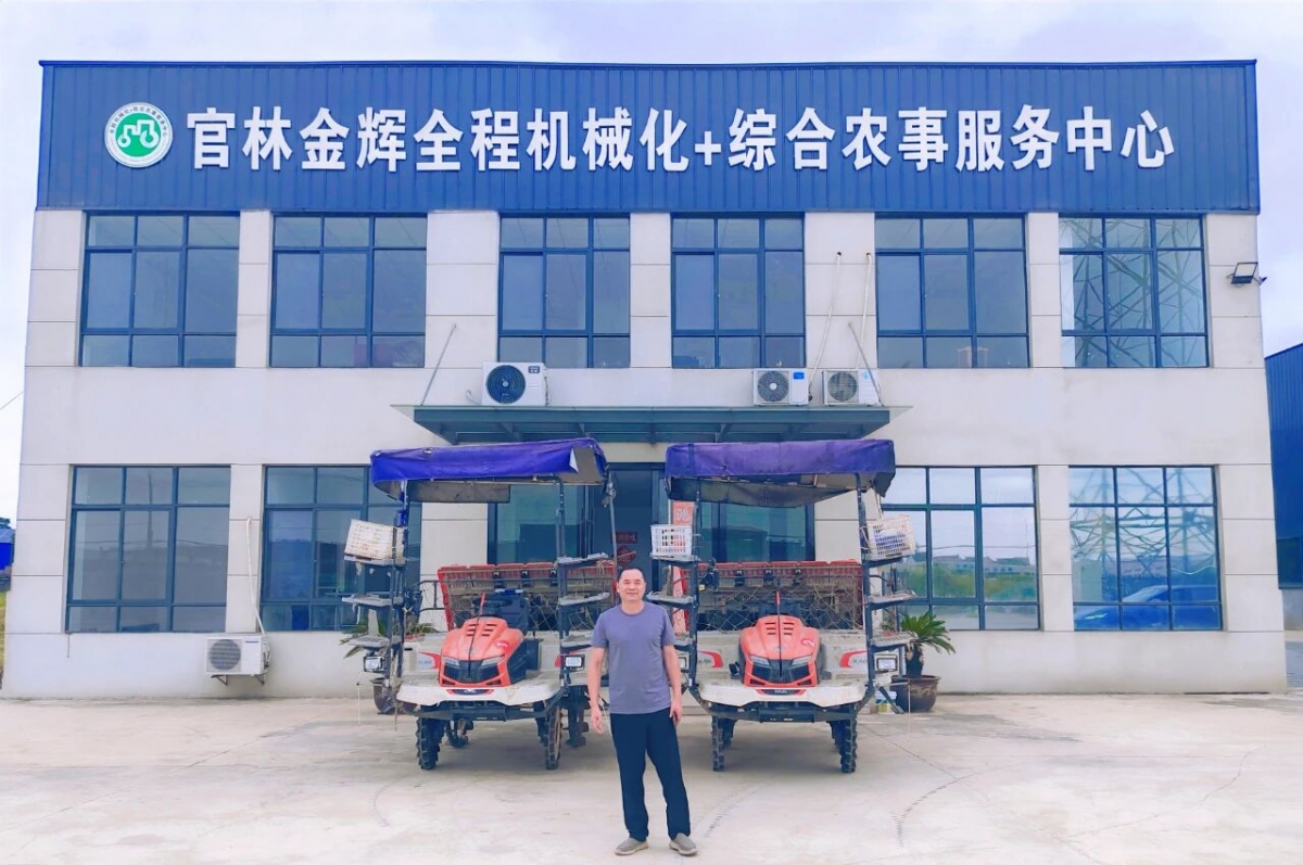 許濤：久保田鋪就“金輝”致富路